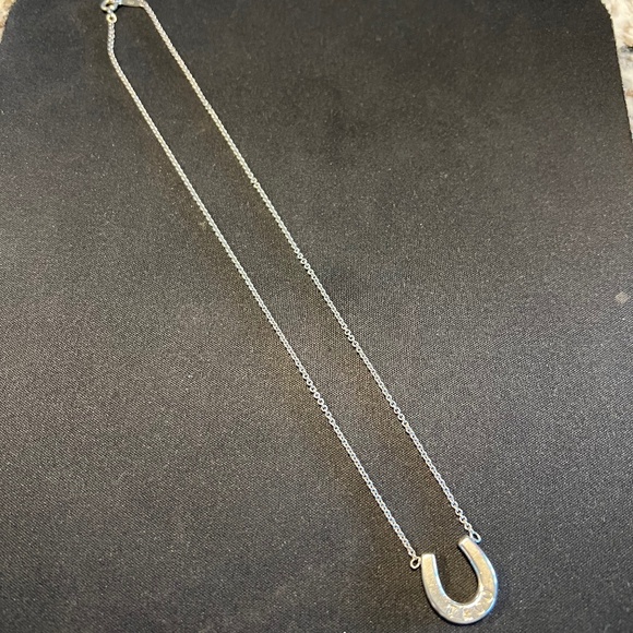 Tiffany & Co. sterling silver 16” horseshoe pendant necklace - Picture 2 of 7